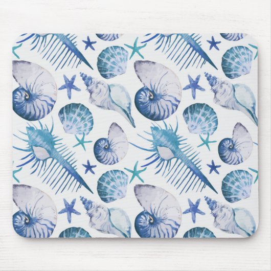 Aquarell-Schalen Mousepad (Vorne)
