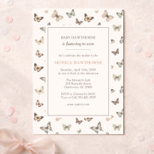 Aquarell Schmetterling Minimalistischer Chic Baby