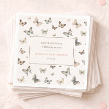 Aquarell Schmetterling Minimalistischer Chic Baby