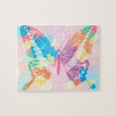 Aquarell-Schmetterling Puzzle (Horizontal)