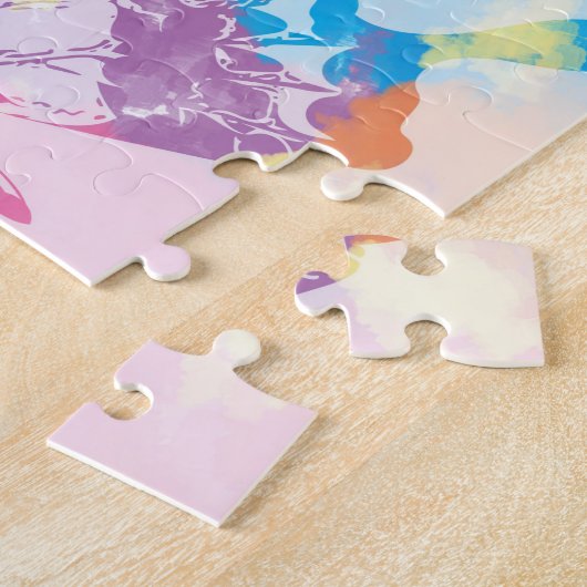 Aquarell-Schmetterling Puzzle (Seite)