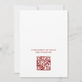 Aquarell Schmetterling | QR-Code Brautparty Einladung (Rückseite)