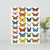 Aquarell-Schmetterling-Set für fusseligen Schnitt (Stehend Vorderseite)