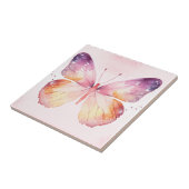 Aquarell-Schmetterlingskunst Fliese (Seite)