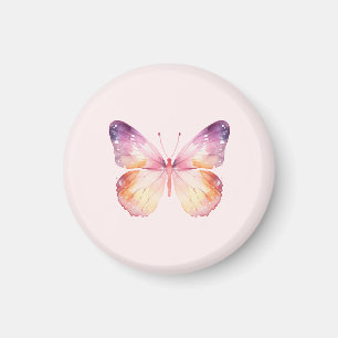 Aquarell-Schmetterlingskunst Magnet