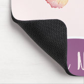 Aquarell-Schmetterlingskunst  Mousepad (Ecke)