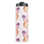 Aquarell-Schmetterlingskunst Thermosbecher (Vorderseite)