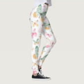 Aquarell-Schmetterlingsmuster Leggings (Rechts)
