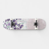 Aquarell-Schmutzhintergrund mit Glocken Skateboard (Horizontal)