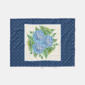 Aquarell-Schneeball-kleine Decke (Vorderseite (Horizontal))