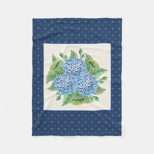 Aquarell-Schneeball-kleine Decke (Vorderseite)