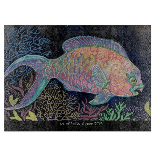 Aquarell Schneidebrett (Vorderseite)