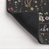 Aquarell Schön Florales Wildblumen Muster Mousepad (Ecke)