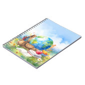 Aquarell-Schulbeginn-Notizbuch Notizblock (Linke Seite)