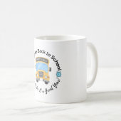 Aquarell-Schulbus-Tasse Kaffeetasse (VorderseiteRechts)