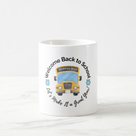 Aquarell-Schulbus-Tasse Kaffeetasse