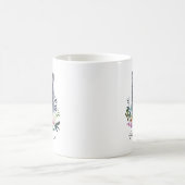 Aquarell Schwarze Katze Kaffeetasse (Mittel)
