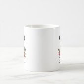 Aquarell schwarzer Labrador Retriever Kaffeetasse (Mittel)