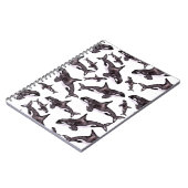 Aquarell-Schwertwal Notizblock (Linke Seite)