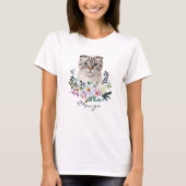 Aquarell Scottish Fold T-Shirt (Vorderseite)