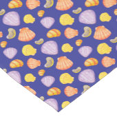 Aquarell Seashells Kurzer Tischläufer (Ecke)
