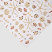 Aquarell Seashells Seidenpapier (Ausschnitt)