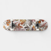 Aquarell-Seeleben-Muster 2 Skateboard (Horizontal)