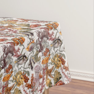 Aquarell-Seeleben-Muster 2 Tischdecke