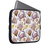 Aquarell-Seeleben-Muster 4 Laptopschutzhülle (Vorne Rechts)