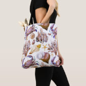 Aquarell-Seeleben-Muster 4 Tasche (Von Nahem)