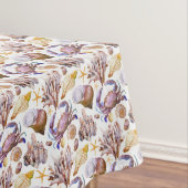 Aquarell-Seeleben-Muster 4 Tischdecke (Beispiel)