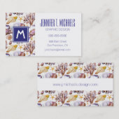 Aquarell-Seeleben-Muster Visitenkarte (Vorne/Hinten)