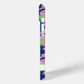 Aquarell-Seepferdchen-Monogramm Case-Mate iPhone Hülle (Rückseite / Links)