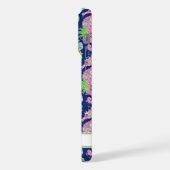 Aquarell-Seepferdchen-Monogramm iPhone Hülle (Linke Seite)