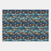 Aquarell Seestern  Geschenkpapier Set (Vorderseite 3)