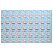 Aquarell-Segelschiff-Muster Stoff (Fat Quarter (45,7 x 55,9 cm))