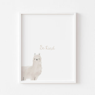 Aquarell Seidenlahmdruck Poster