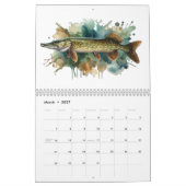 Aquarell-Serie: Fish Aura 2 Kalender (Mär 2027)