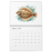 Aquarell-Serie: Fish Aura 2 Kalender (Feb 2027)