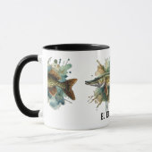 Aquarell-Serie: Hecht Tasse (Links)