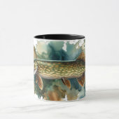 Aquarell-Serie: Hecht Tasse (Zentrum)