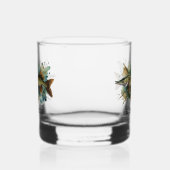 Aquarell-Serie: Hecht Whiskyglas (Links)