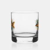 Aquarell-Serie: Koi Whiskyglas (Links)