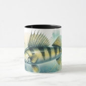 Aquarell-Serie: Zander/Walleye Tasse (Zentrum)