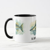 Aquarell-Serie: Zander/Walleye Tasse (Links)