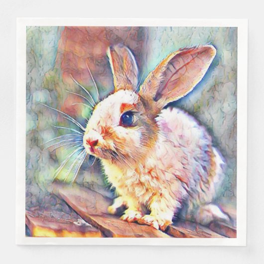 Aquarell Serviette (Vorderseite)