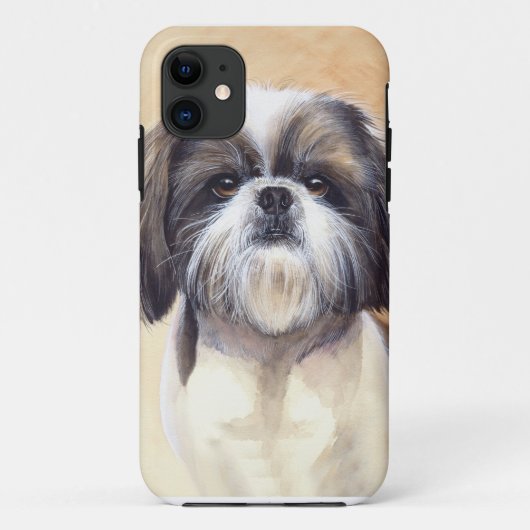 Aquarell Shih Tzu iPhone 5 Fall Case-Mate iPhone Hülle (Rückseite)