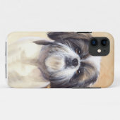 Aquarell Shih Tzu iPhone 5 Fall Case-Mate iPhone Hülle (Rückseite (Horizontal))