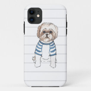 Aquarell Shih Tzu Iphone Fall Case-Mate iPhone Hülle