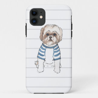 Aquarell Shih Tzu Iphone Fall Case-Mate iPhone Hülle